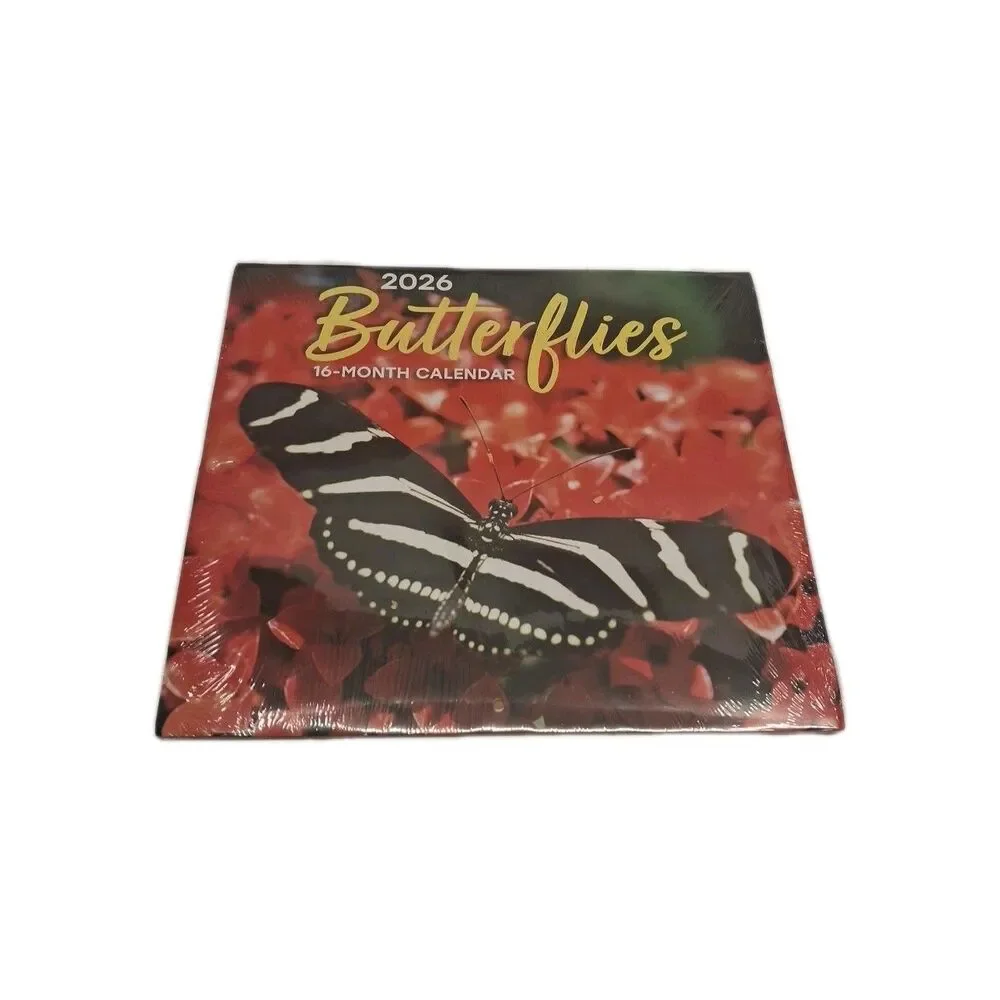 2026 Butterflies Wall Calendar 10